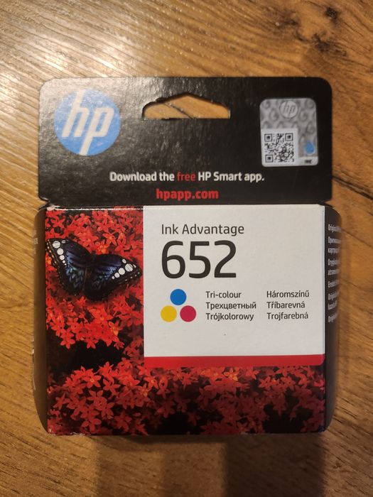 HP tusz 652 kolorowy