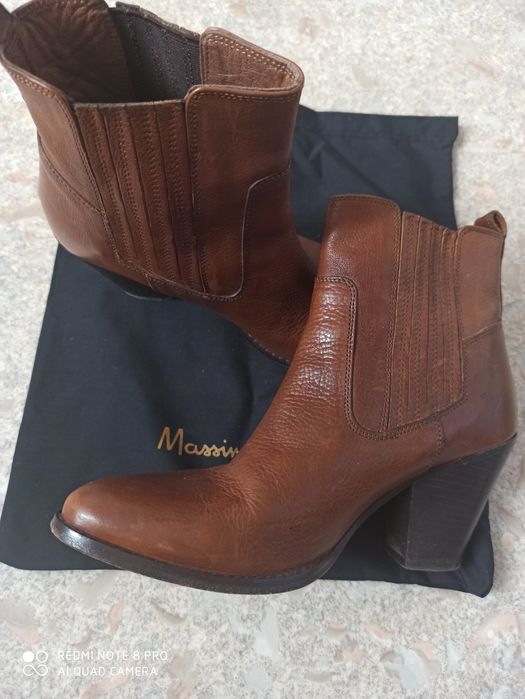 Ботильоны МассимоДути кожа р.38