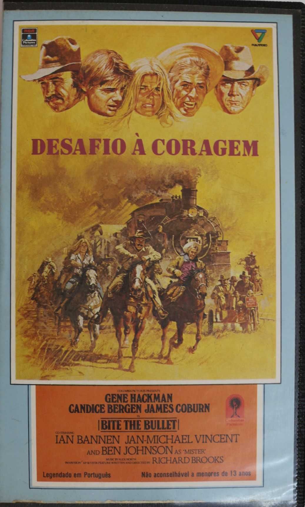 Filme VHS "Desafio à Coragem"