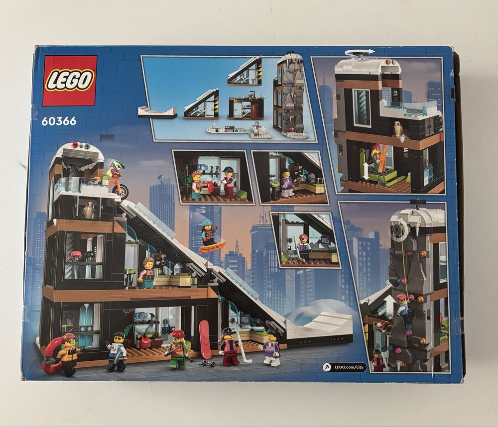 LEGO 60366 City - centrum narciarskie i wspinaczkowe klocki nowe