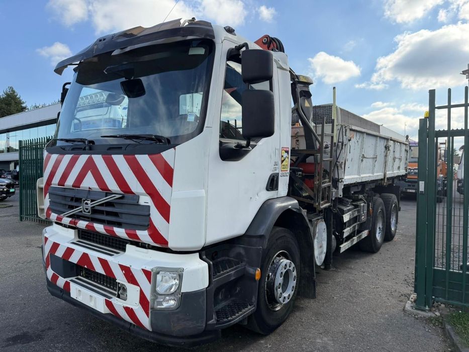 VOLVO FE320 6x4 GRUA E BASCULANTE COMANDO SÓ 380.000km ##OPORTUNIDADE#