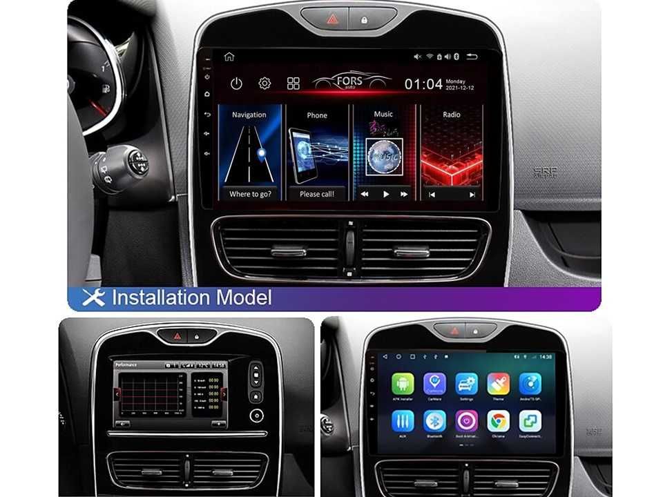 Radio samochodowe Android Renault Clio (10", UV) 2016.-2019