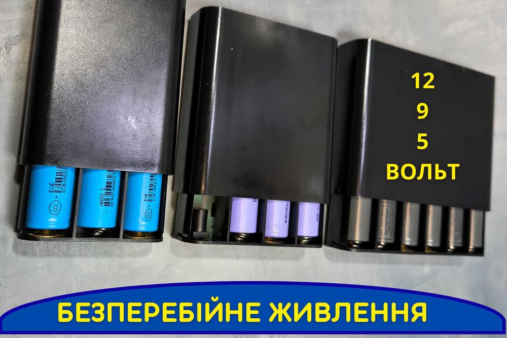 Надійний Повербанк Кейс 12-9-5В для терміналу, роутера, камери та інші