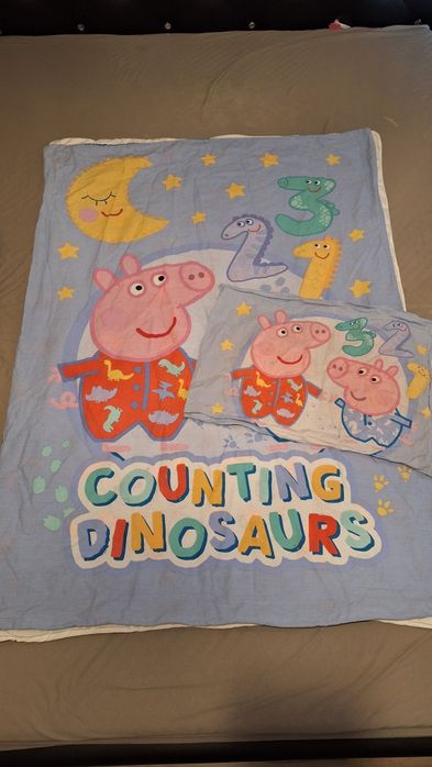 KOMPLET DZIECIĘCY KOŁDRA 100X135 + PODUSZKA 40X60 + pościel 3 i 1/2