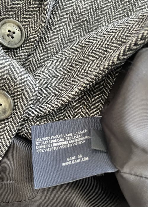 Gant wełniana tweedowa marynarka