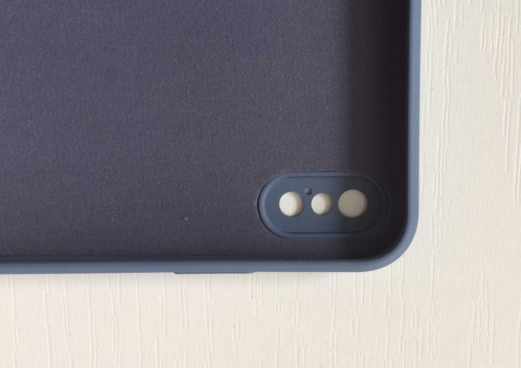 Чехол силикон для iPhone XS Max Серо-дымчатый