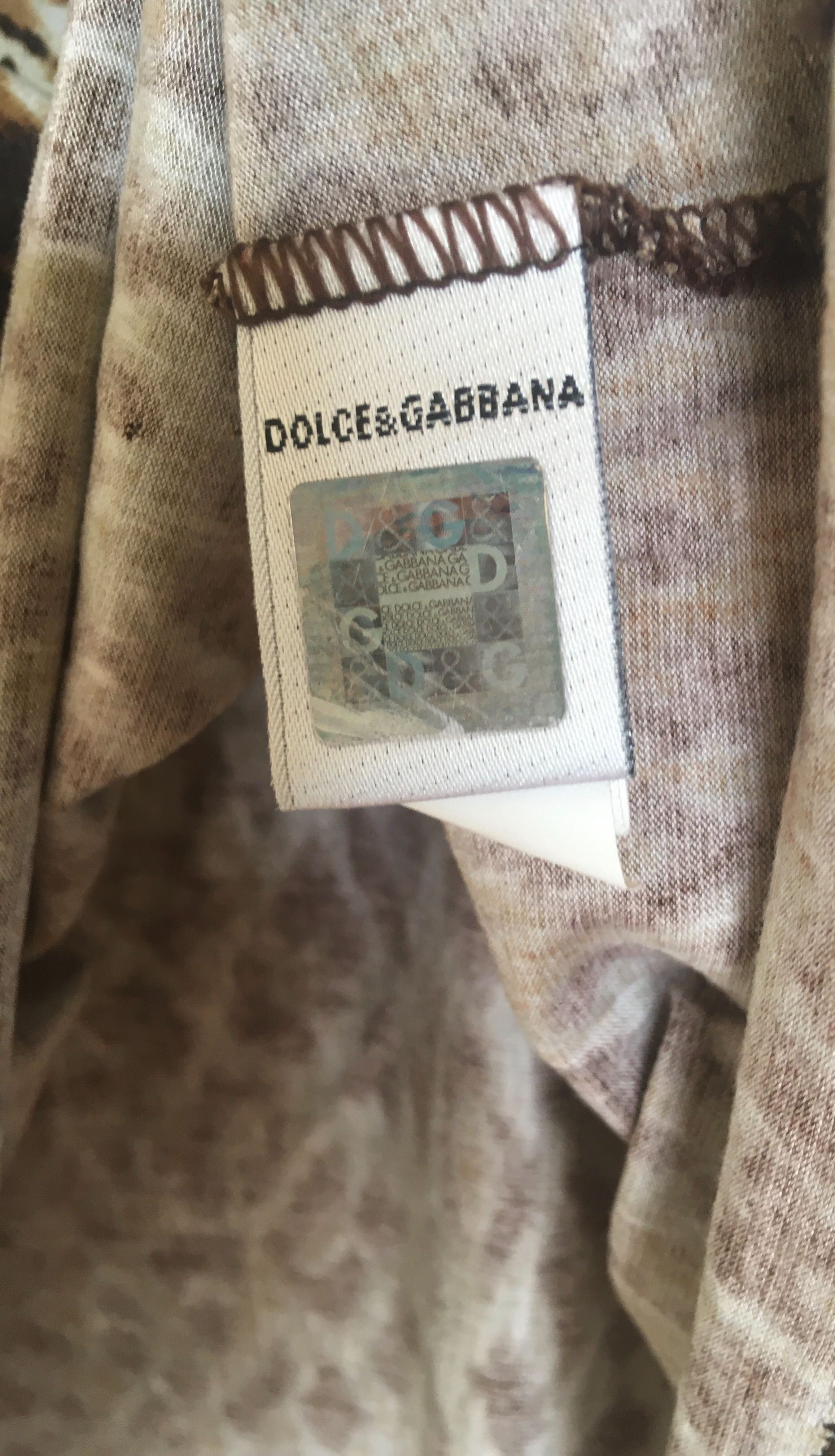 T-shirt animal print  Dolce & Gabbana (original)