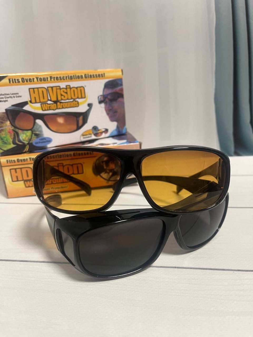 Продаю окуляри HD Vision Wrap Arounds (2 пари)
