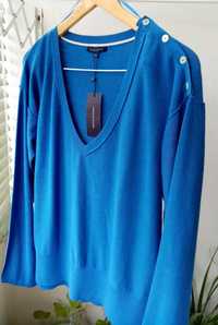 Blusa senhora azul nova com etiqueta