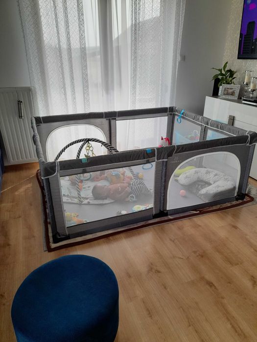 Duży kojec dla dzieci yobest 150cm na 190cm