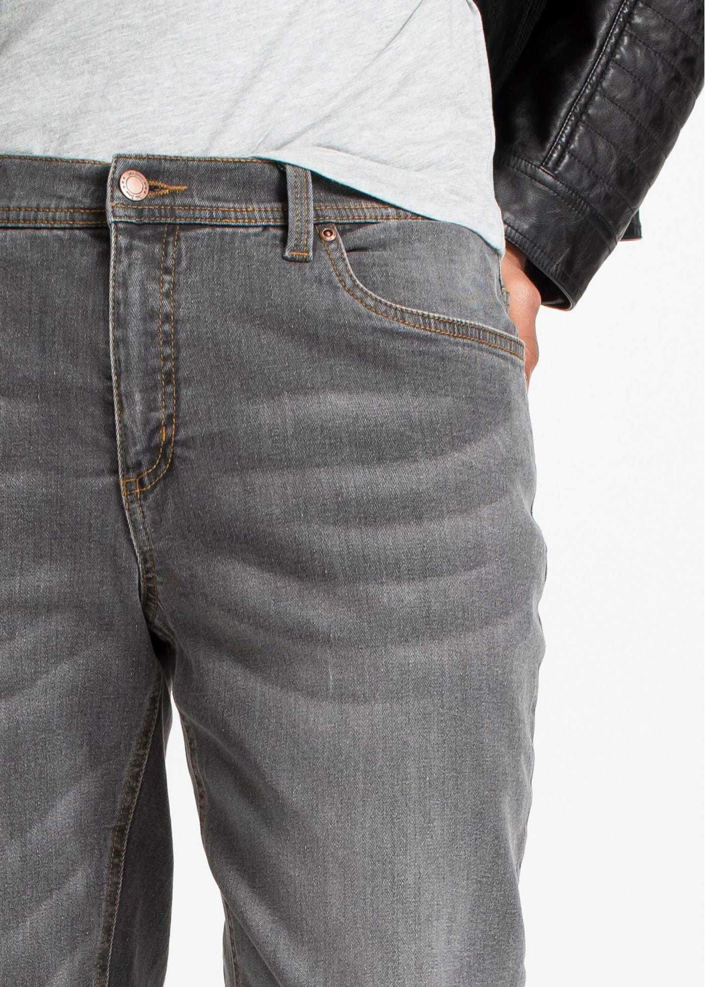 Jeans stalowe ocieplane stretch Bawełna Rozmiar 62