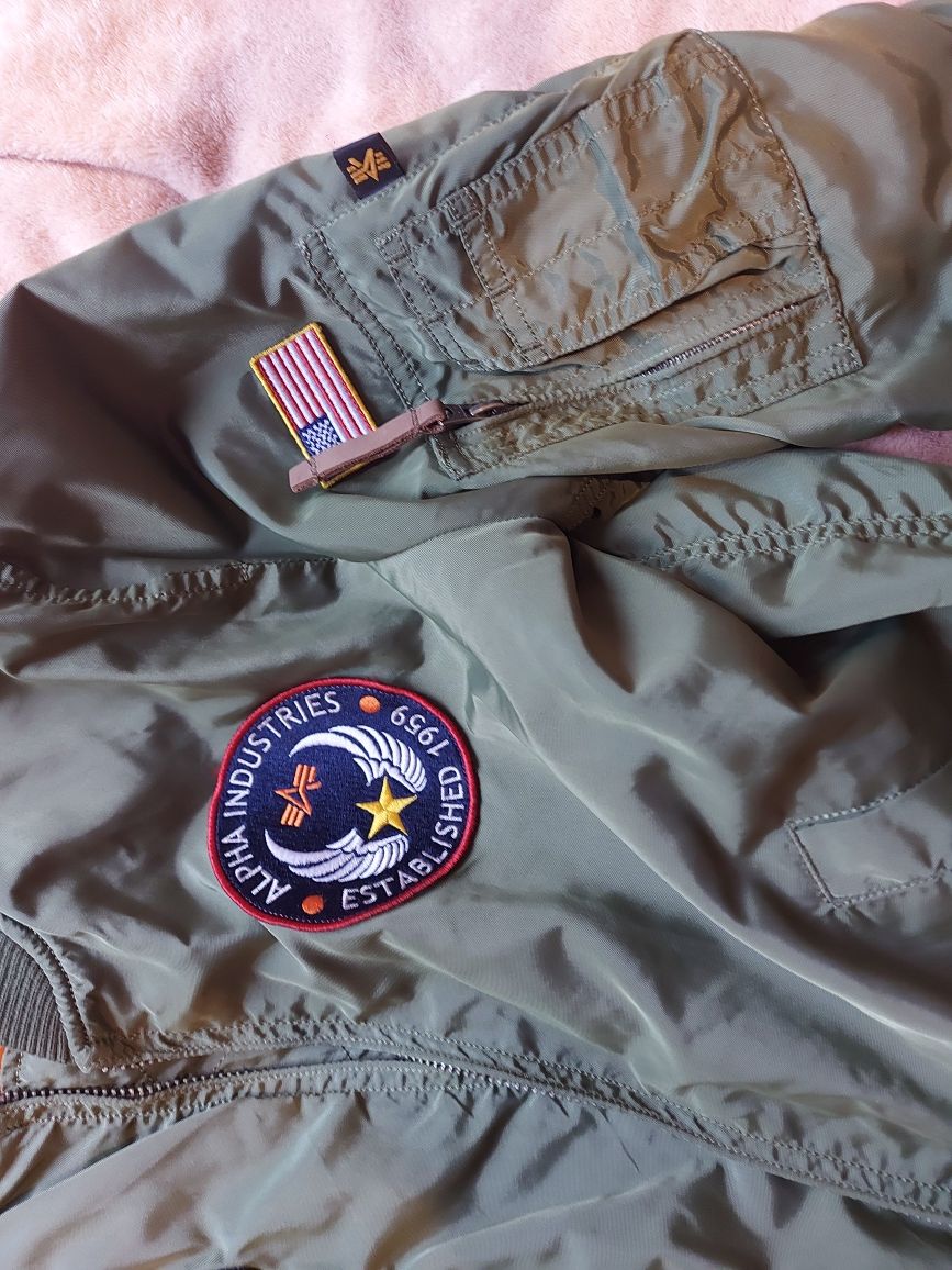Alpha industries size M olive przejściówka jak nowa