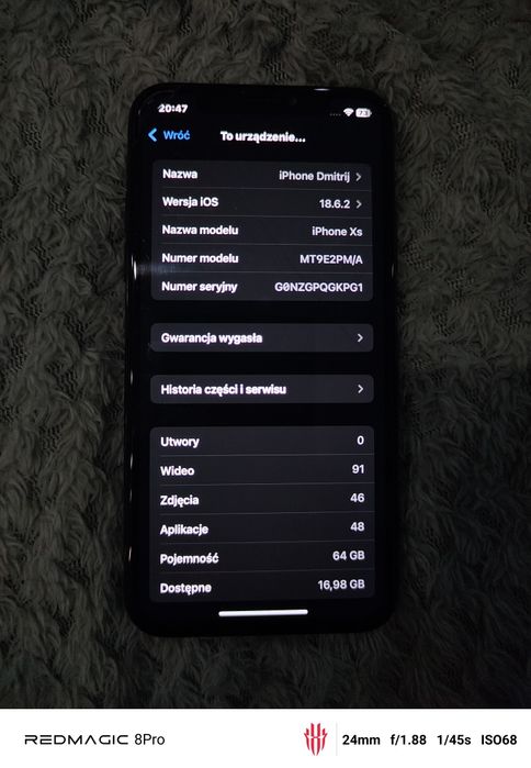 Apple iPhone XS 64 gb