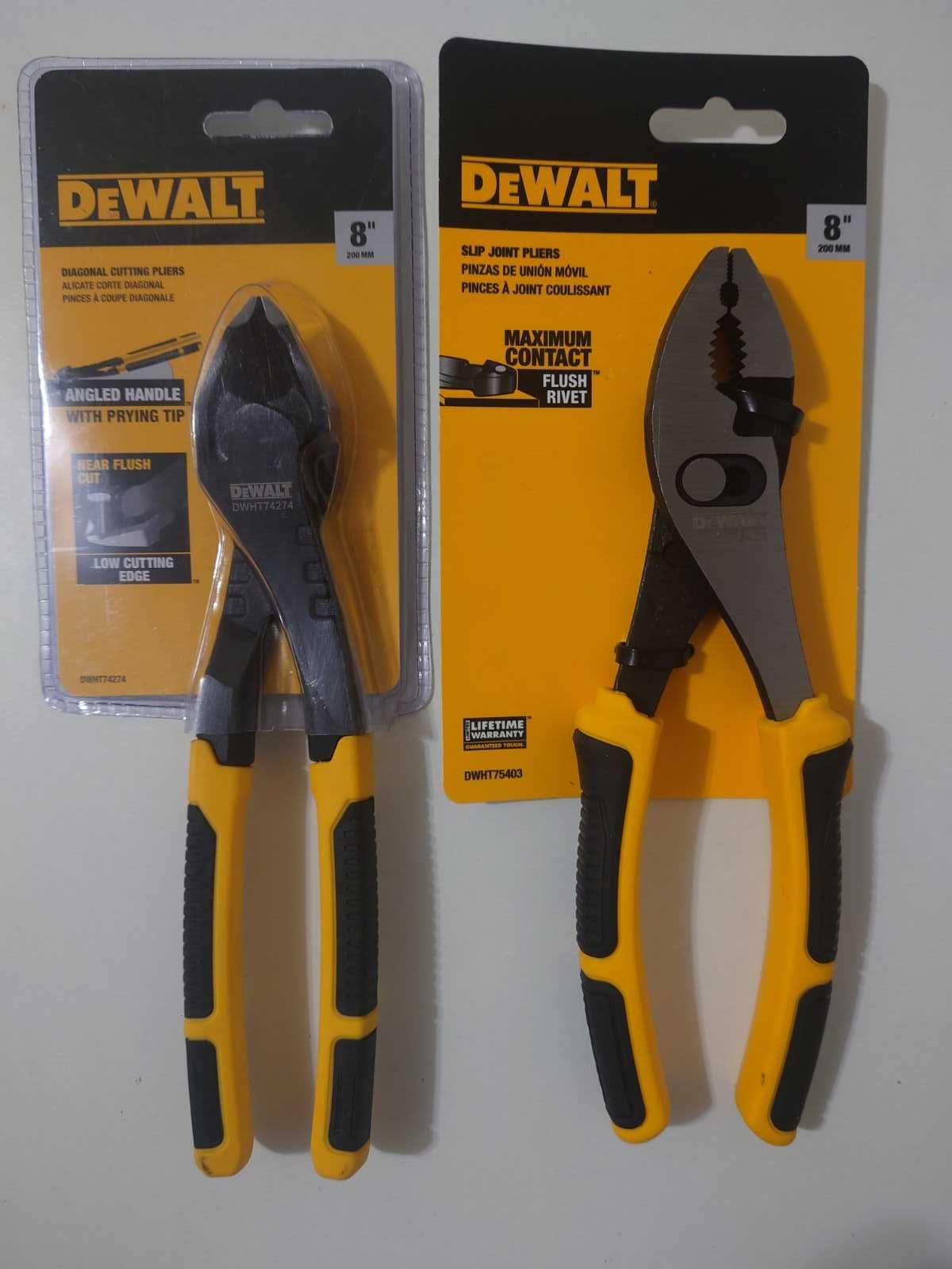 Кусачки пассатижи плоскогубцы  DeWalt DWHT74274/ DWHT75403