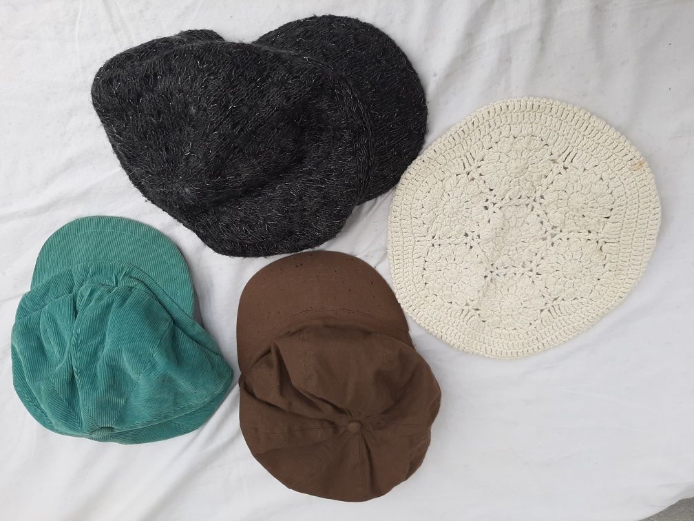 czapka jesienna, , beret  damski