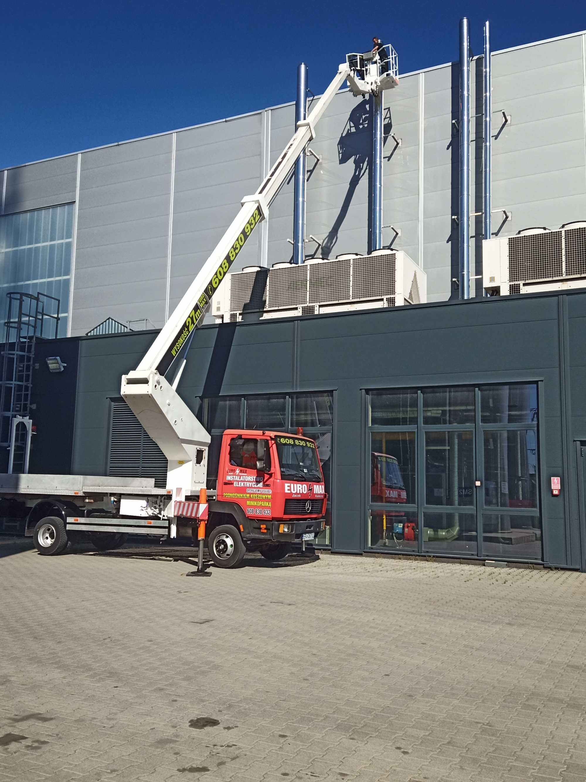 Zwyżka,Koparka,Instalacje elektryczne,Podnośnik koszowy, Minikopar