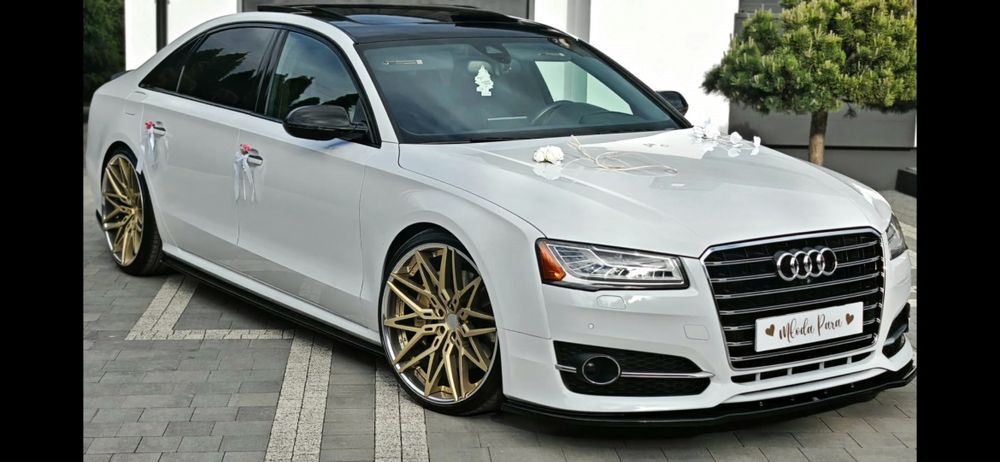 Auto do ślubu zawiozę Audi A8 Long