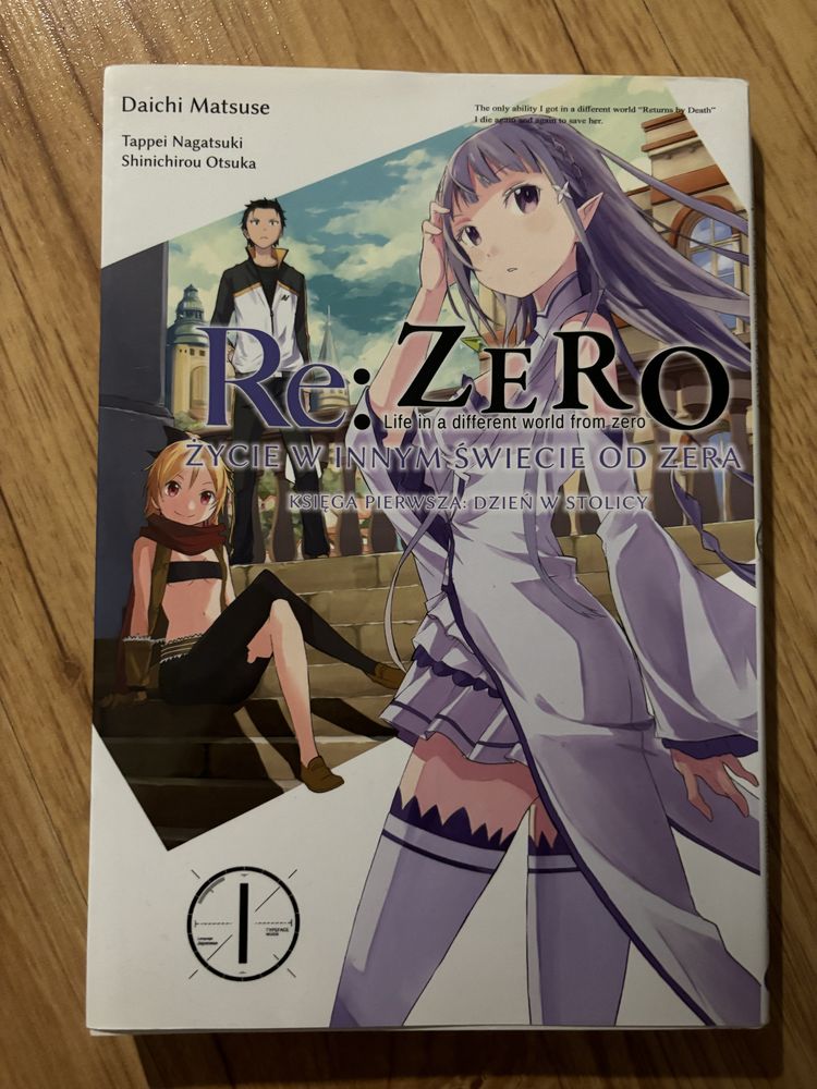 Re Zero życie w innym świecie od zera manga