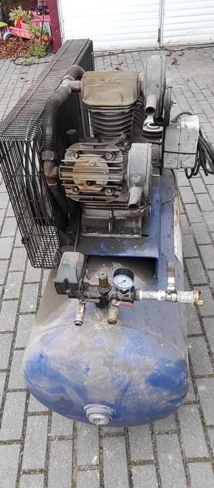 Kompresor sprężarka duża 250 litrów 3 tłokowa butla zbiornik pompa