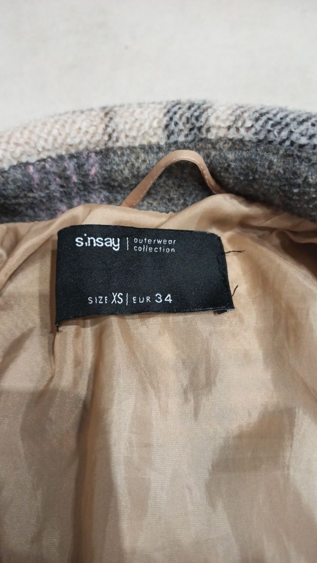 Kurtka flanelowa Sinsay Xs
