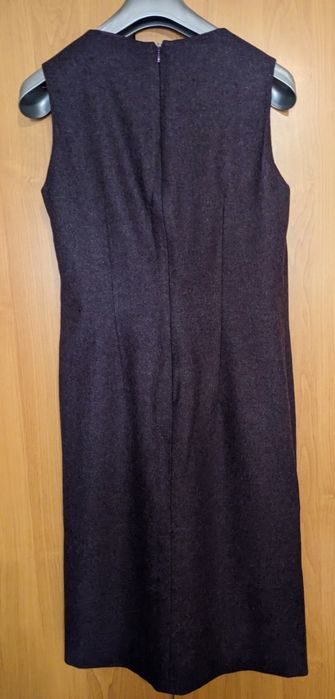 Платье-футляр Laura Ashley, винтаж, шерсть, миди, р. UK 12/Euro 38/M