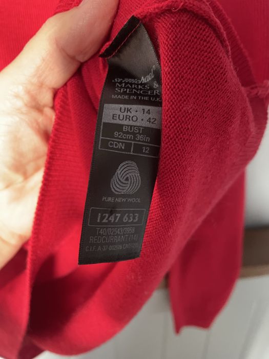 Гольф M&S, UK 14(L) , 100% шерсть