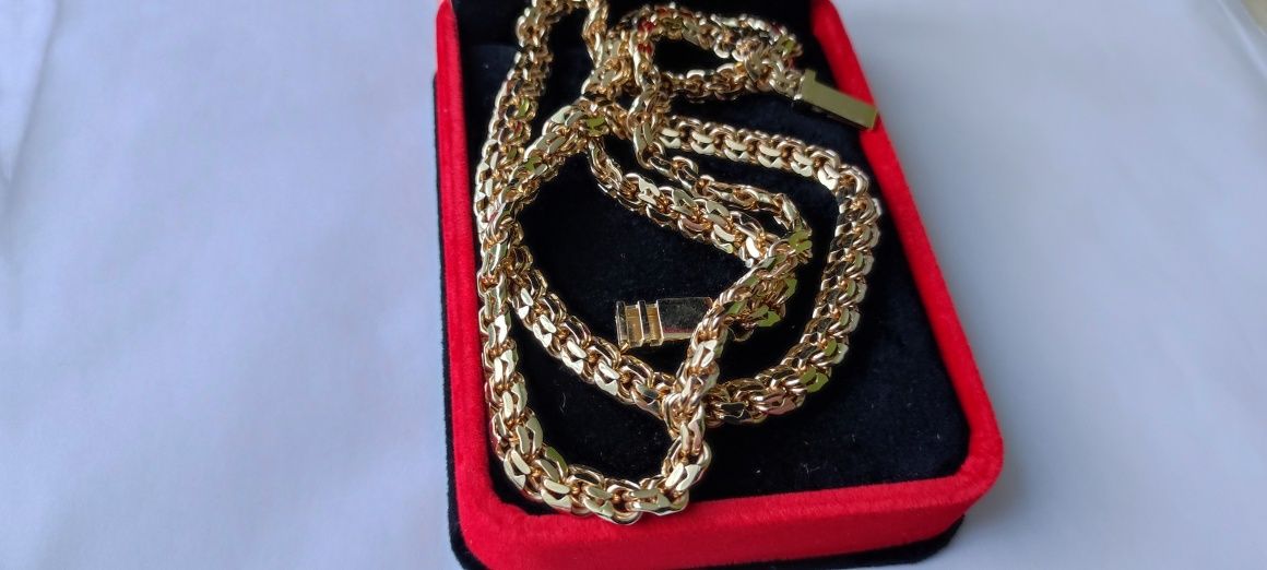 Złoty łańcuszek, galibardii, złoto,585,LV, Boss,BMW,Mercedes,14k,Mk,cc