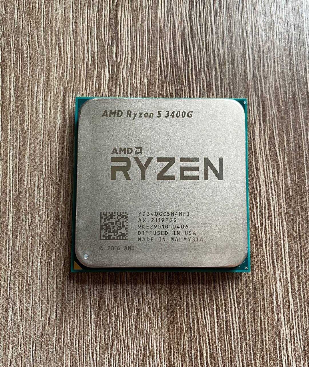 Процессор Amd ryzen 5 3400g 4 ядер 8 потоков 4.2 Ггц частота гарантия