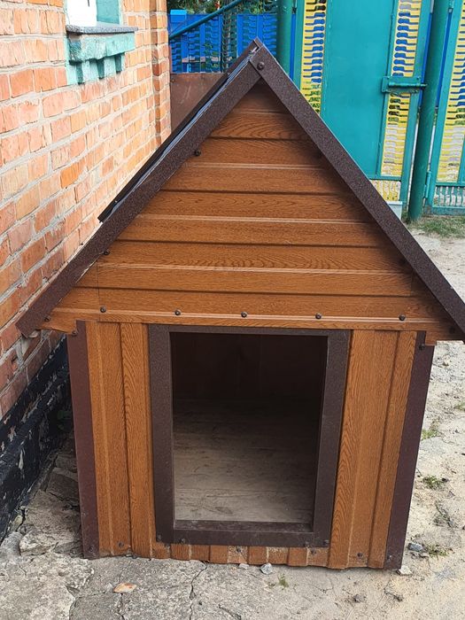 Будка для великих порід(алабай, кавказець, вівчарка, ротвейлер) зимній