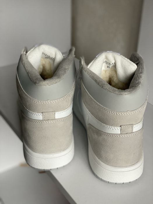 Зимові чоловічі кросівки на 28 см шкіра\хутро