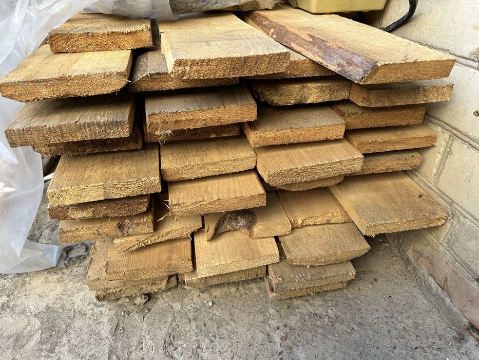 Дошка обрізана шалівка суха 2,5х14х400 см