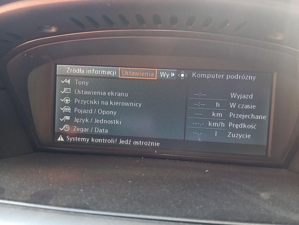 BMW E61 E60 E63 E64 POLSKIE MENU radio CCC duża navi nawigacja DVD CIC