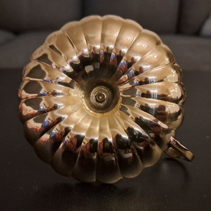 Stary kaganek 2 mosiężny odświeżony Poznań Ławica