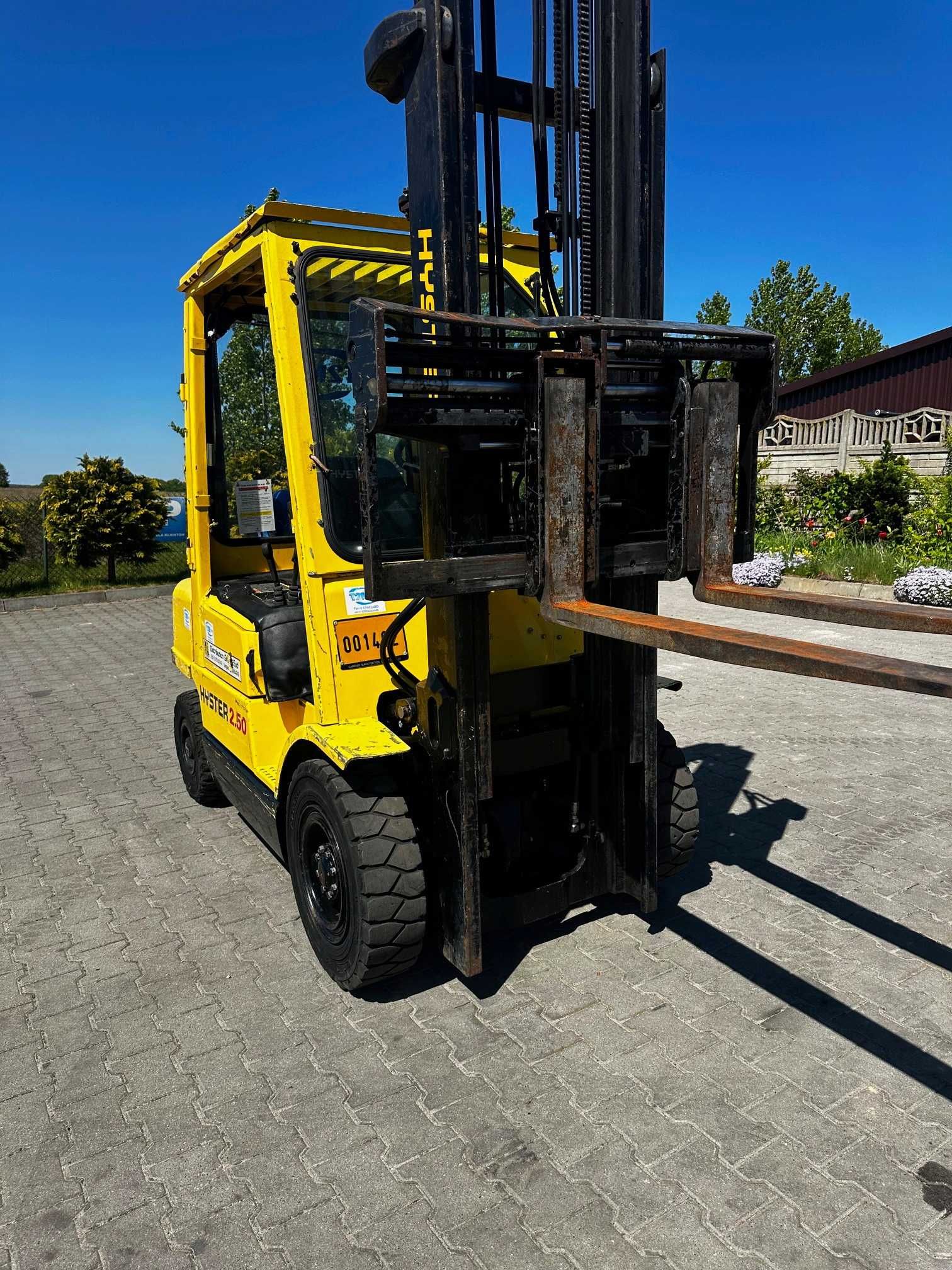 wózek widłowy HYSTER H2.50XMX LPG przesuw pozycjoner wideł 2500kg