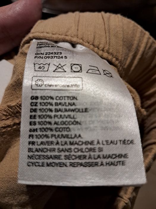 Spodnie dziecięce lniane H&M 92cm