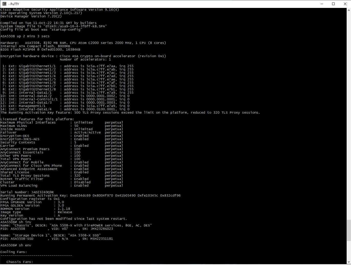 Межсетевой экран/firewall Cisco ASA5508-X безнал/гарантия