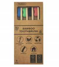 Зубні щітки бамбукові деревяні натуральні