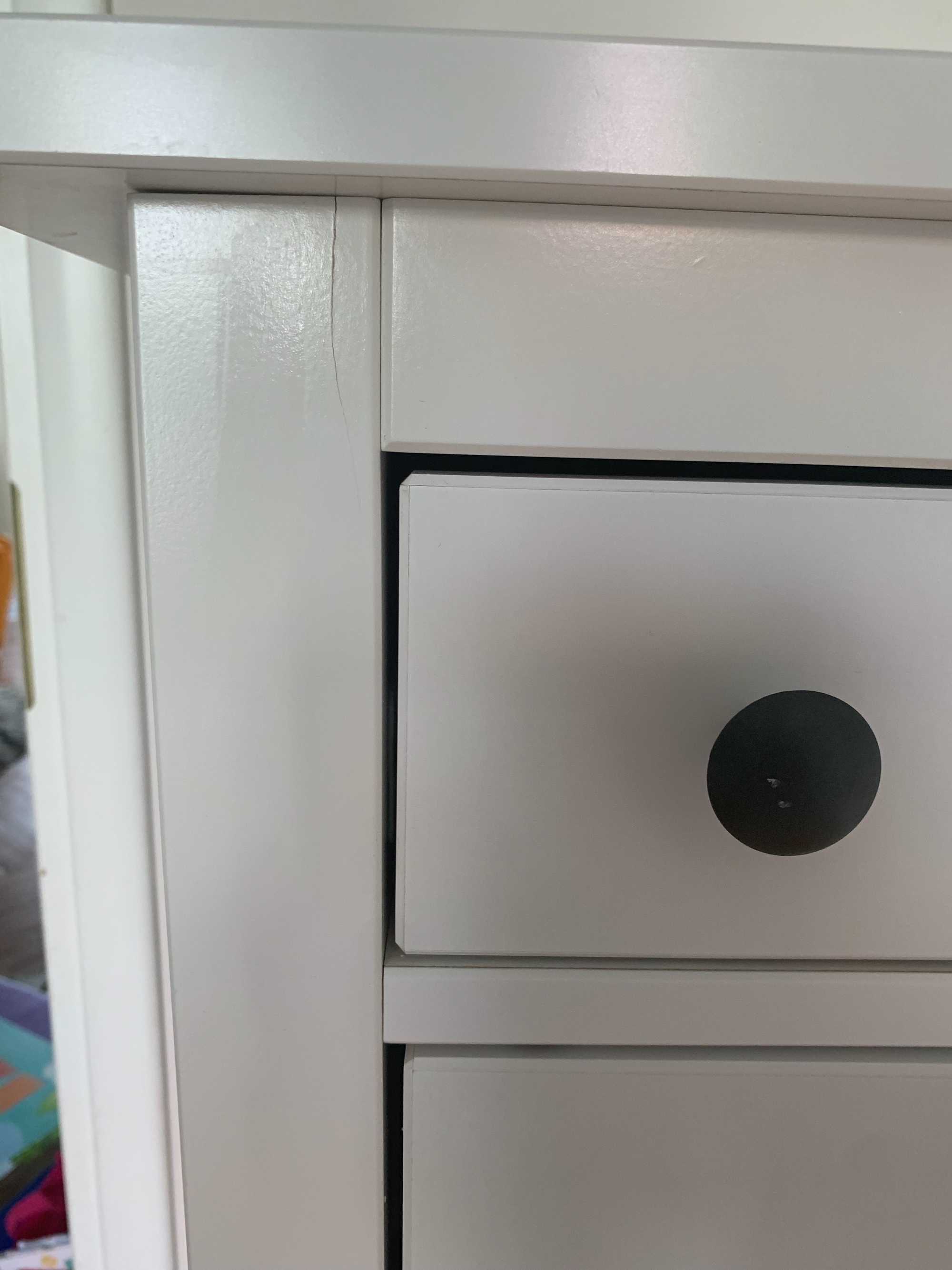 Komoda Hemnes 6 szuflad biala