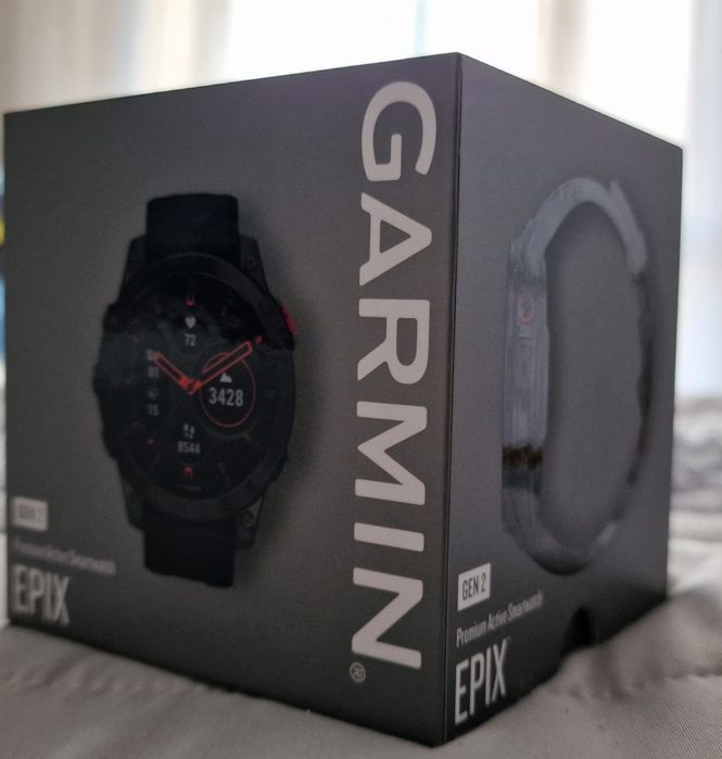 Garmin epix 2  sapphire black titanium 47mm , como novo...