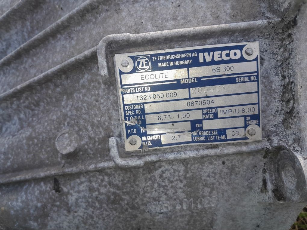 Skrzynia biegów iveco daily 2004