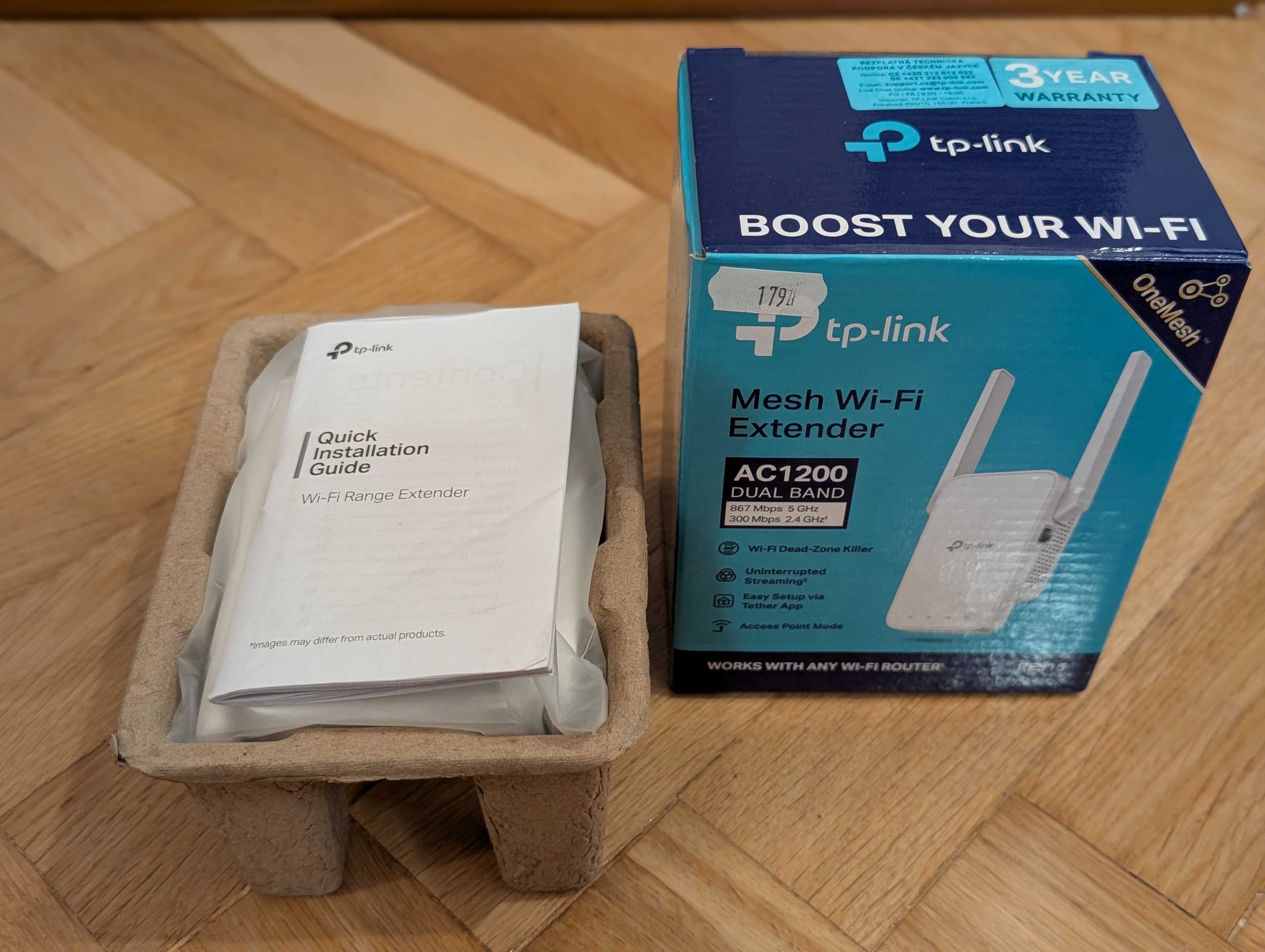 TP‑Link RE315 AC1200 – wzmacniacz sygnału WiFi