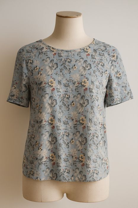 Bluzka w kwiatki na długi rękaw M| wysyłka w 24h od zakupu