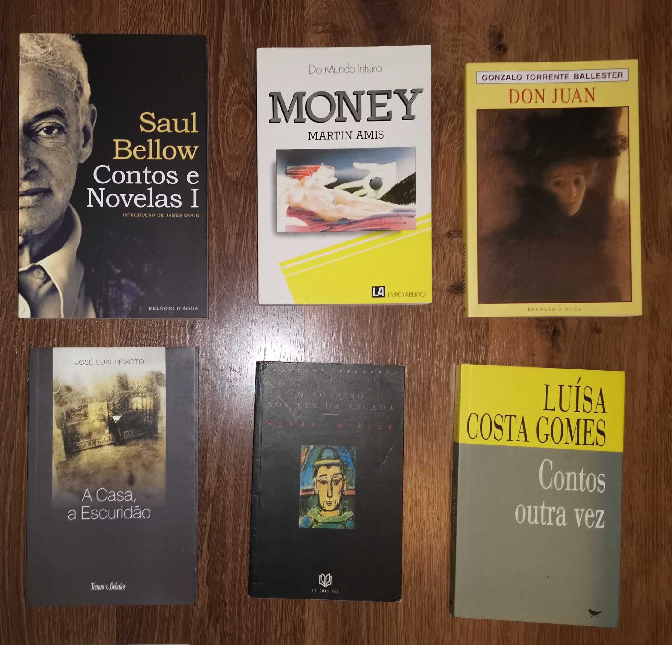 Livros Cunningham, Bellow, McEwan, Amis, Peixoto, Paixão