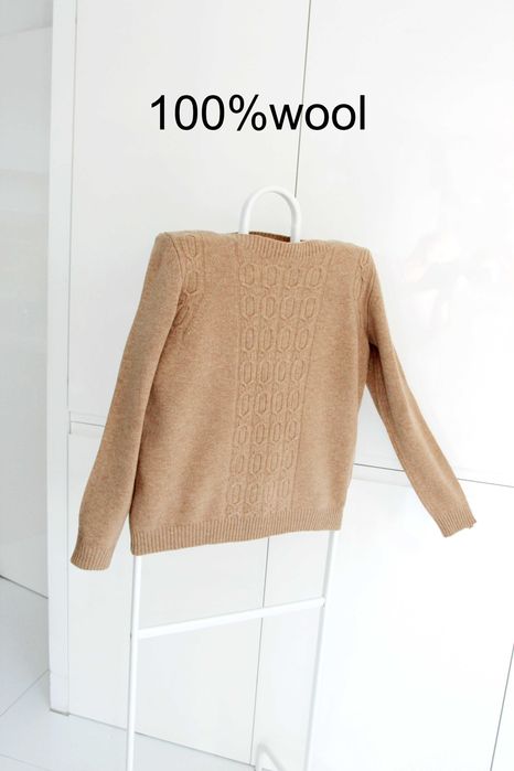 GANT 100%wełna merino bez wad M/L