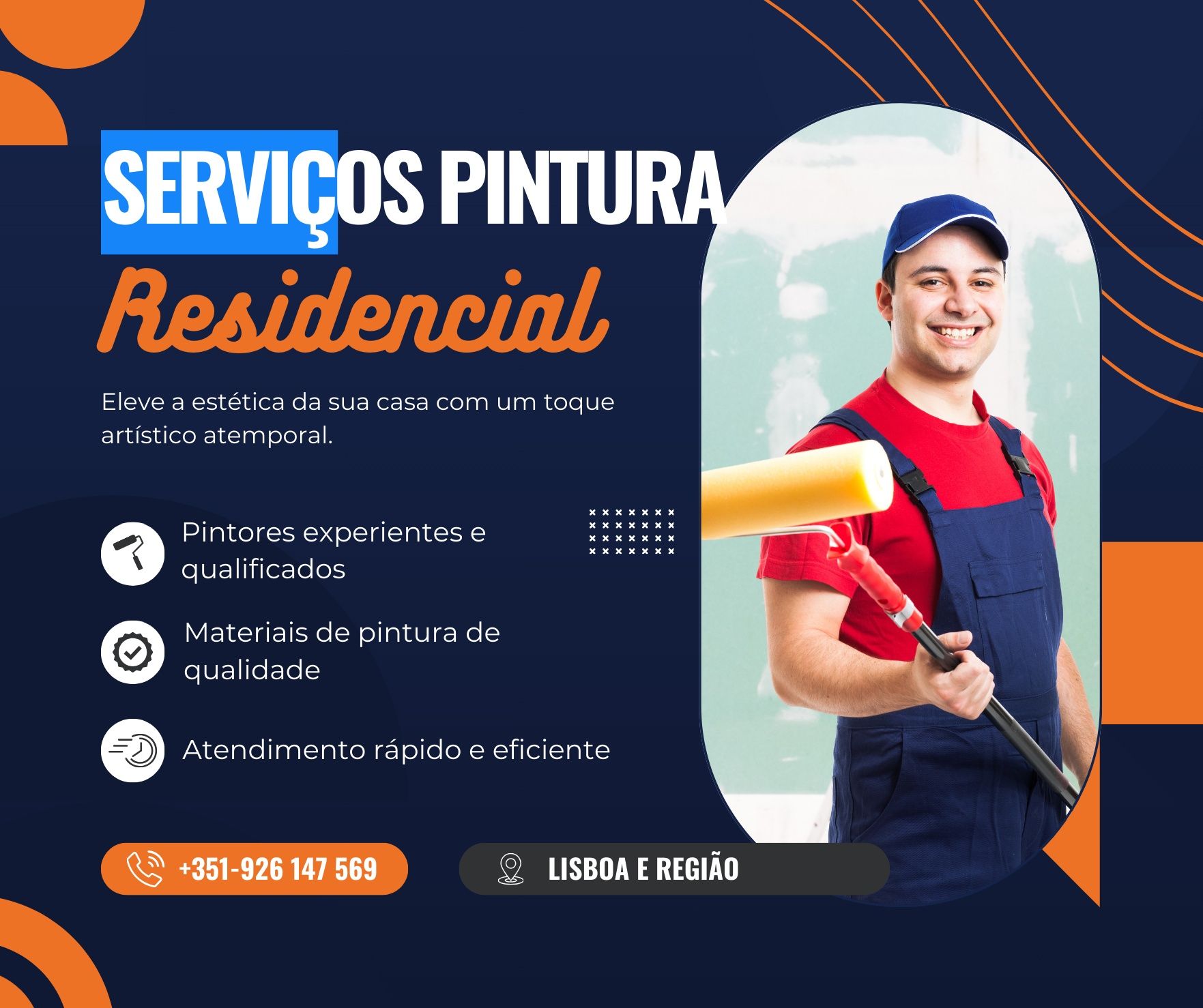 Serviço Profissional de Pintura / Professional Painting Service