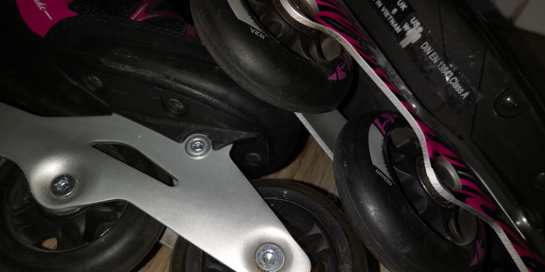 Rolki damskie Rollerblade Sirio 80 W Czarny Różowy