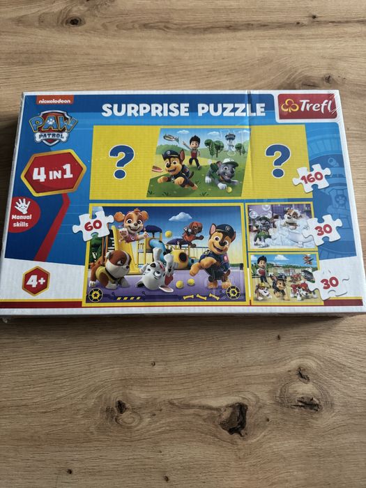 Nowe puzzle Psi Patrol 4w1