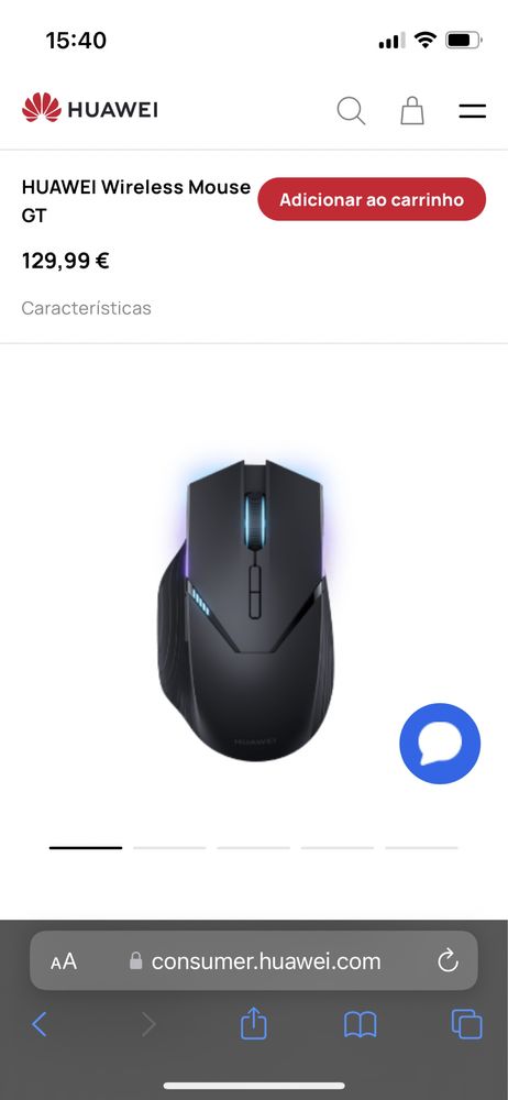 Rato Gaming Huawei Mouse GT