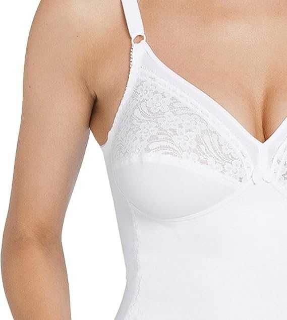 TRIUMPH Body Damskie Formfit BS X Koronkowe Detale Biały 100D