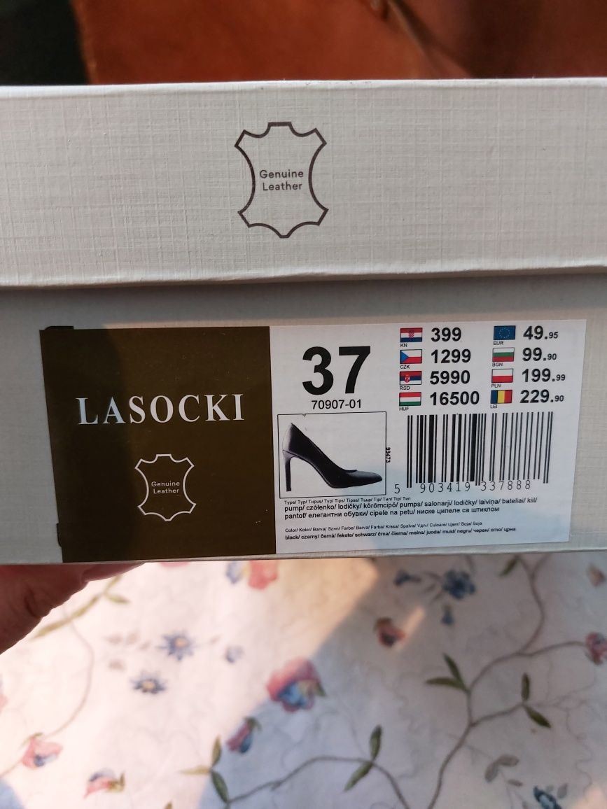 Czarne szpilki Lasocki